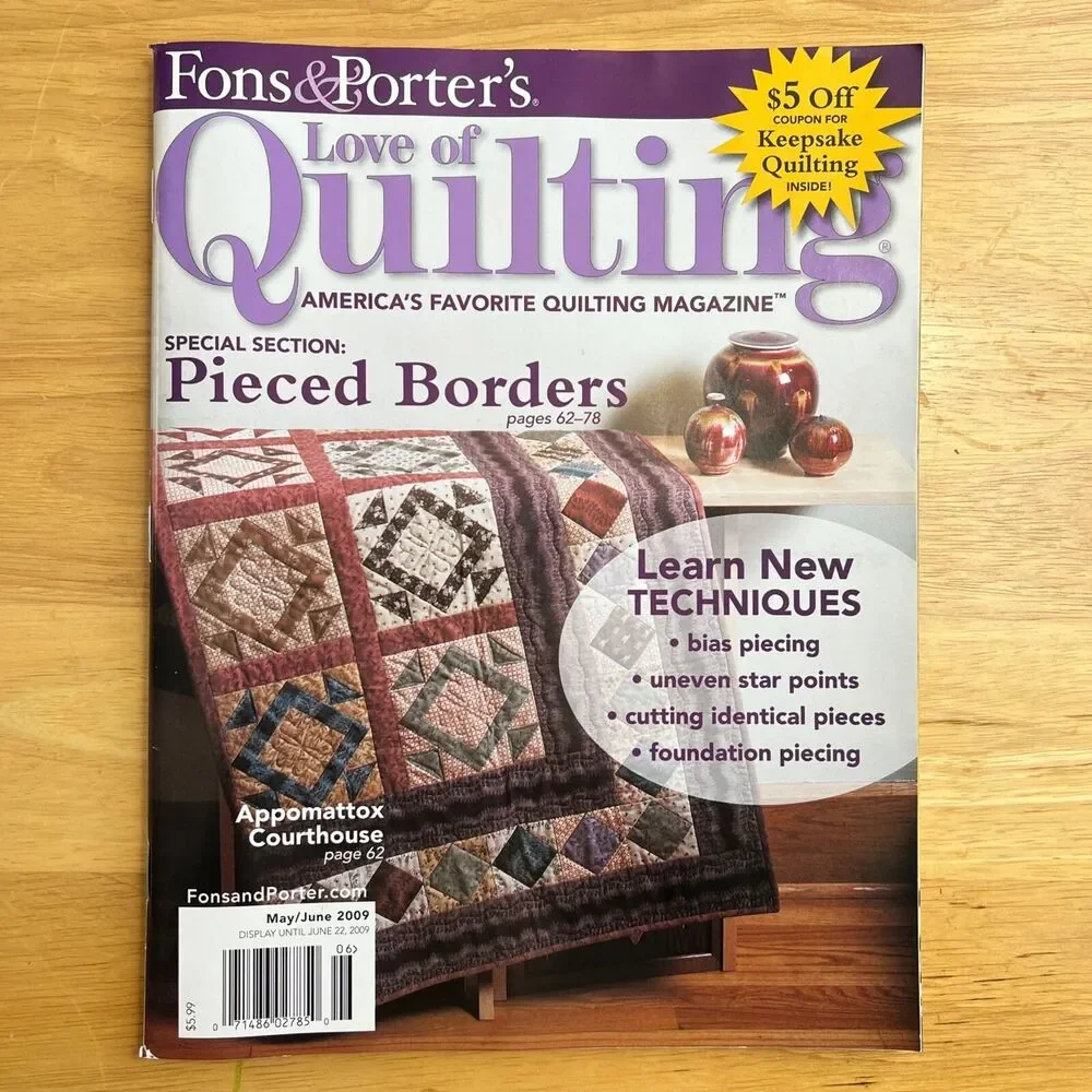 Magazine Lot Fons and Porters Love of Quilting Includes Special Edition